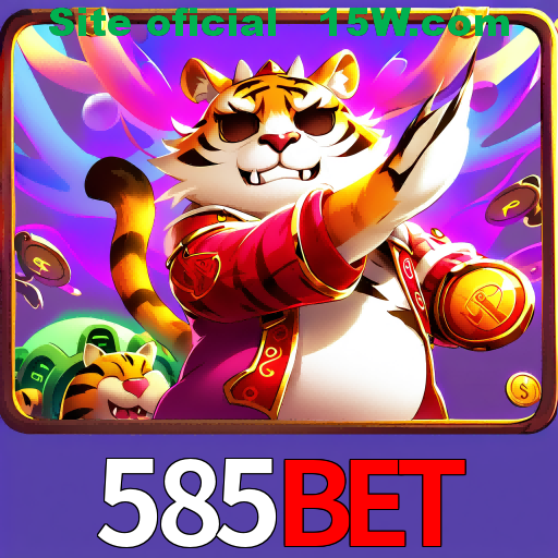 Imagem promocional da 585Bet mostrando a plataforma e suas vantagens